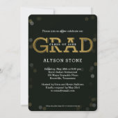Bokeh Editable Color Photo Graduation Invitation (Dos)