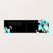 Bokeh Elegant Modern Business Tent Folded Visitekaartjes (Buitenkant ongevouwen)