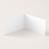 Bokeh Elegant Modern Business Tent Folded Visitekaartjes (Binnen)