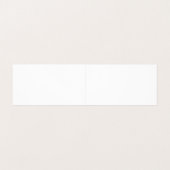 Bokeh Elegant Modern Business Tent Folded Visitekaartjes (Binnenkant ongevouwen)