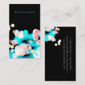 Bokeh Elegant Modern Visitekaartje (Voorkant / Achterkant)