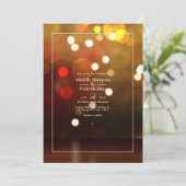 Bokeh Faire-part de mariage (Debout devant)