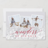 Bokeh Flare | Carte de collage photo de vacances (Devant)