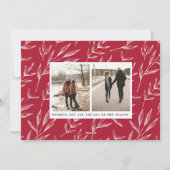 Bokeh Flare | Carte photo de vacances (Dos)