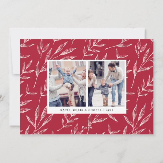 Bokeh Flare | Kerstkaart (Achterkant)