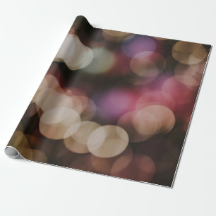 Bokeh-fotografie van lichten cadeaupapier