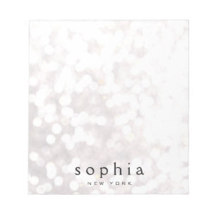 Bokeh Glitter Notitieblok