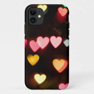 Bokeh Hearts iPhone 11 Hoesje