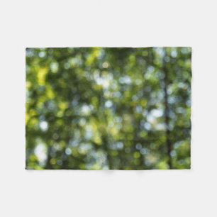 Bokeh in de lente fleece deken
