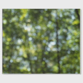 Bokeh in het voorjaar cadeaupapier (Vlak)