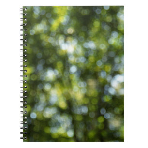 Bokeh in het voorjaar notitieboek
