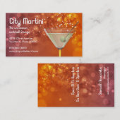 Bokeh Martini Visitekaartje (Voorkant / Achterkant)
