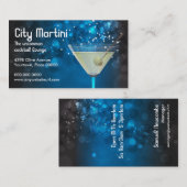Bokeh Martini Visitekaartje (Voorkant / Achterkant)