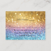 Bokeh Movie Premier Ticket Stijl Goud Roze Sparkle (Achterkant)