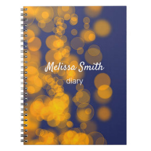 Bokeh Nacht Textuur Notitieboek