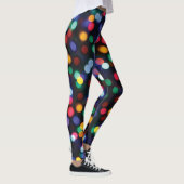 Bokeh NoëlLumières Motif Leggings (Droite)