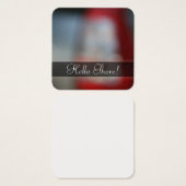 Bokeh Photo Art Abstrait avec cartes de message ro (Devant & derrière)