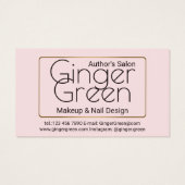 Bokeh rose simple et élégant (Dos)