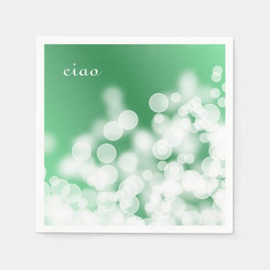 Bokeh stijl textuur. tekst. servet (Voorkant)