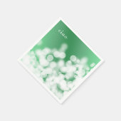 Bokeh stijl textuur. tekst. servet (Hoek)