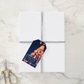 Bokeh Tree Lights, Kerstmis Cadeaulabel (Met Touw)