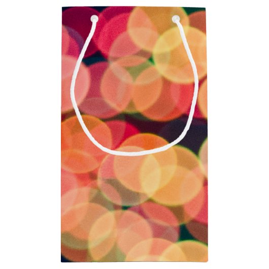 Bokeh Tree Lights, Kerstmis Klein Cadeauzakje (Achterkant)