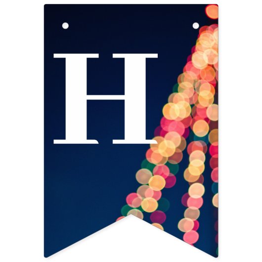 Bokeh Tree Lights, Kerstmis Vlaggetjes (Tweede vlag)