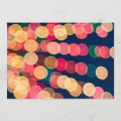 Bokeh Tree Lights, Menu Noël (Dos)
