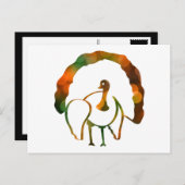 Bokeh Turkey Briefkaart (Voorkant / Achterkant)