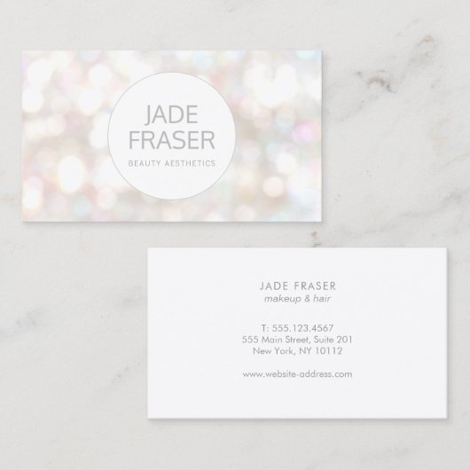 Bokeh Visitekaartje (Voorkant / Achterkant)