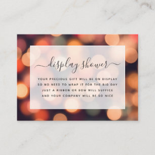 Bokeh Vrijgezellenfeest Behuizing Kaart