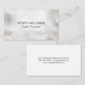 Bokeh | Weddenschapsevenspanner | Catering Visitekaartje (Voorkant / Achterkant)