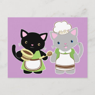 Bokkatten van Yoyo en Suki Neko Briefkaart