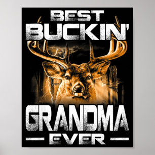 Bokkende oma ooit shirt hertenjacht bokkende vader poster