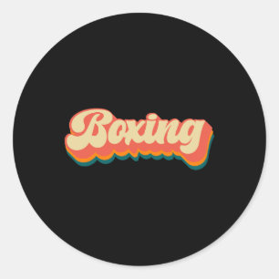 Boks Kleding - Boksen 3  Ronde Sticker