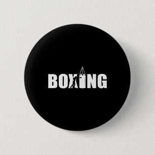 Boks Liefhebber Gym Boxer Kickboksen Kickboxer Ent Ronde Button 5,7 Cm
