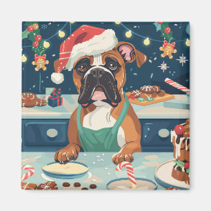 Boksen Backen met de Feestdagen: Festive Kerstmis Magneet