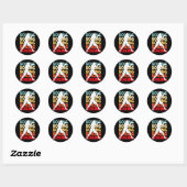 Boksen Boxer Boys Mannen Ronde Sticker (Vel)