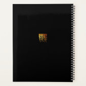 Boksen Boxer Graphic Word Art Planner (Achterkant)