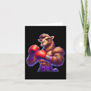 Boksen Camel Boxer Kickboxer MMA Fighter Combat SP Kaart