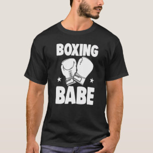 Boksen De hele dag Bae Vrouwen Boksen Sport Liefde T-shirt