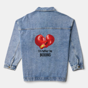 Boksen Design Denim Jas Denim Jacket