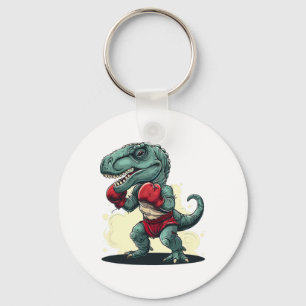 Boksen Dinosaur Boxer Dino Kickboksen T-rex Boksen Sleutelhanger