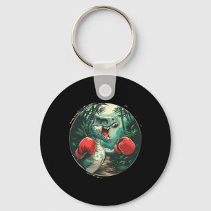 Boksen Dinosaur Boxer Dino Kickboksen T-rex Boksen Sleutelhanger