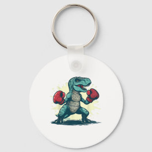 Boksen Dinosaur Boxer T-rex Kickboksen Dino Boksen Sleutelhanger