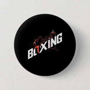 Boksen G Boksen Kickboksen Boksen Liefhebber Boxer Ronde Button 5,7 Cm