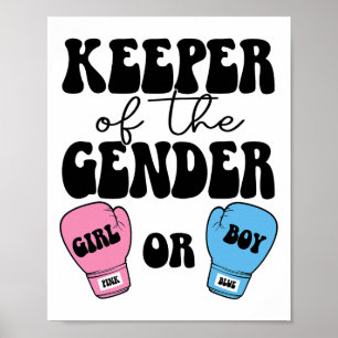 Boksen Gender Reveal Idee Party Keeper van de Gend Poster