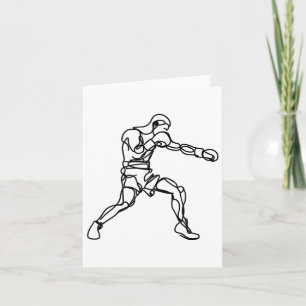 Boksen Graphic Indoor Sport Kaart