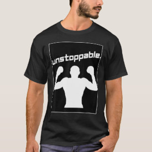 Boksen Gym Workout Grafische Motivatie Niet te sto T-shirt