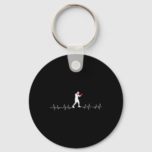 Boksen Heartbeat Art Bokshandschoenen Gym Boxer Bo Sleutelhanger